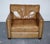Tan Leather Armchairs by Timothy Oulton Viscount For Sale - Image 6 of 18