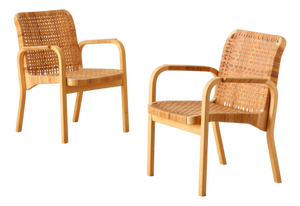 45 Armchairs by Alvar Aalto for Artek, 1970s, Set of 2