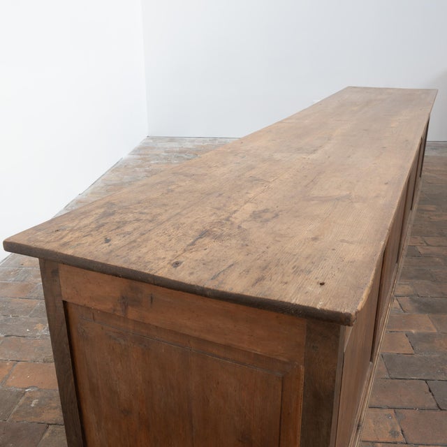 Large 19th Century Shop Counter, France, 1890 For Sale - Image 4 of 9