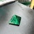 Mid-Century Modern 80's Malachite Pyramid Paperweight For Sale - Image 3 of 7