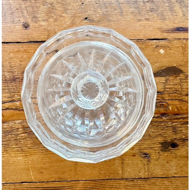 Vintage Waterford Crystal Lismore Biscuit Jar and Lid For Sale In New York - Image 6 of 9