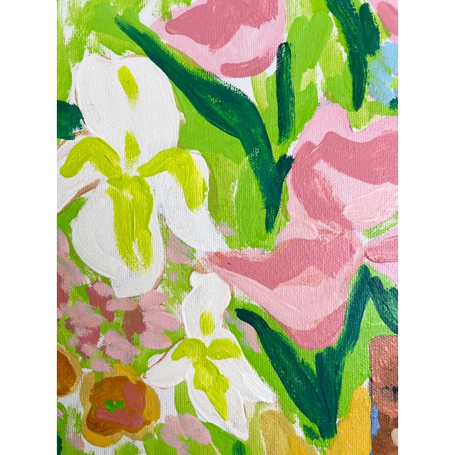 French Country Could Be, Original Contemporary Impressionist Oil Painting by Molly Mansfield For Sale - Image 3 of 3