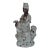 Antique Guanyin (Kwan Yin) Goddess of Mercy Buddha Late 19th / Early 20th Century Celadon Color W/ Craquelure Splendid Statue/Sculpture Vg+ For Sale