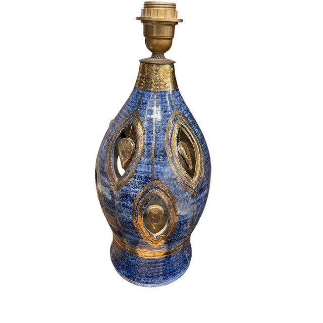 Ceramic Lamp by Georges Pelletier for Vallauris, 1970 For Sale - Image 6 of 10
