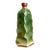 Vintage Green Sculptural Ceramic Vase For Sale