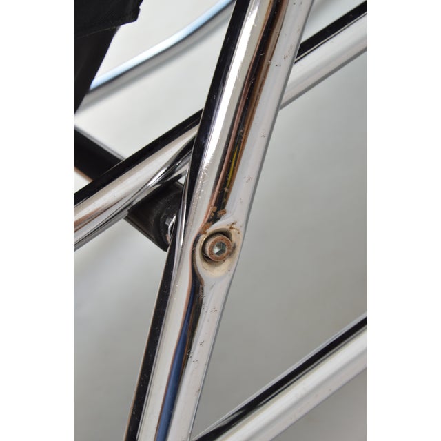 Mid-Century Modern Leather Chaise Lounge, 1980s For Sale - Image 3 of 18