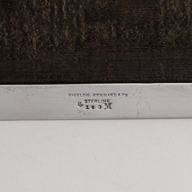 Vintage American Silver Photo Frame by Bigelow for Kennard & Co, 1920 For Sale - Image 12 of 13