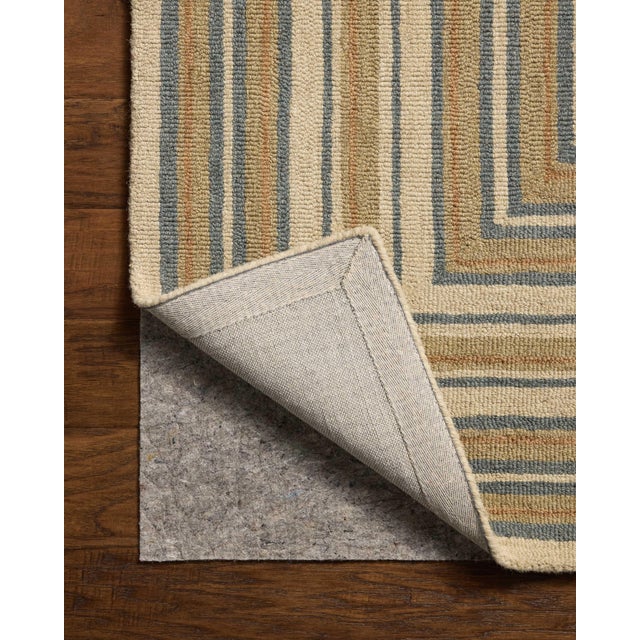 Chris Loves Julia x Loloi Alfie Natural / Multi 5'-0" x 7'-6" Area Rug For Sale In Dallas - Image 6 of 6