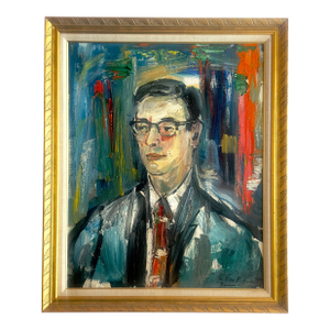 Norman Carton (American, 1908–1980) | Original Mid-Century Modern Portrait