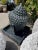 Asian Cast Faux Stone Buddha Head Fountain For Sale - Image 3 of 6