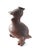 Vintage reproduction of pre-Columbian pottery Colima duck vessel. Made in Mexico in 1974. Large, free-standing vase....