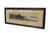 Late 19th century black and white etching by John Octavius Anderson. A panoramic seascape / landscape showing a large body...