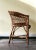 Woven Rattan Armchair For Sale - Image 3 of 9
