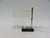 Small Mid-Century Brass, Black & White Bedside Table Lamps, 1950s, Set of 2 For Sale - Image 10 of 18