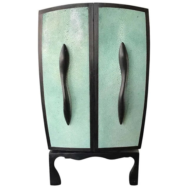 R & Y Augousti Shagreen Jewelry Box For Sale - Image 13 of 13