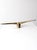 Mid-Century Modern Vintage Brass Longhorn Wall Mount For Sale - Image 3 of 10