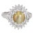 2.21ct Cat''s Eye Chrysoberyl Diamond Ring Estate Platinum Certificate Jewellery size 6.25 For Sale