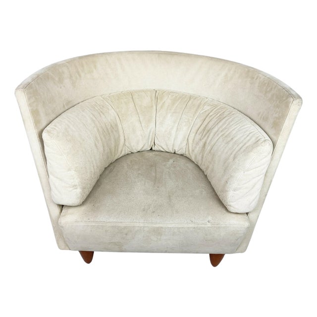 Vintage Highback Lounge Chair attributed to Ligne Roset, 1990s For Sale