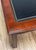 Brown Vintage Kimball Leather Top Solid Wood Executive Desk For Sale - Image 8 of 18
