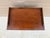 Mid-20th Century Brandt Walnut Faux Bamboo Side Table With Drawer & Magazine Rack For Sale - Image 9 of 17
