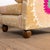 Mediterranean Slipper Chair Upholstered in Suzani For Sale - Image 3 of 7