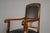 Art Nouveau Armchair in Oak and Leather For Sale - Image 14 of 17