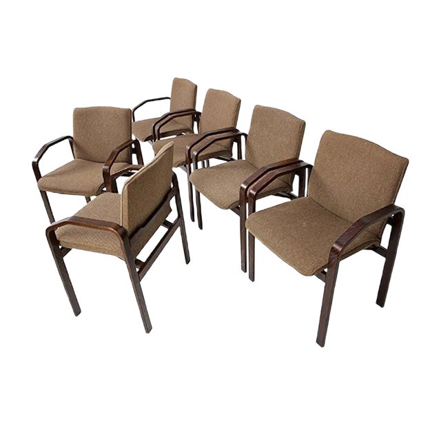 Lounge Chairs from Národní Podnik Holešov, 1993, Set of 6 For Sale