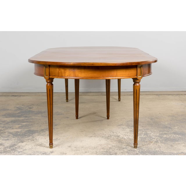 Antique French Louis XVI Style Extendable Dining Table For Sale - Image 11 of 18