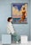 Textile Summer Original Art Deco Style Woman on a Yacht Contemporary Oil Painting on Canvas by Paul Scaturro For Sale - Image 7 of 7