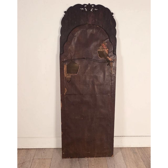 Queen Anne Walnut Pier Mirror, England Circa 1800. For Sale In San Francisco - Image 6 of 6