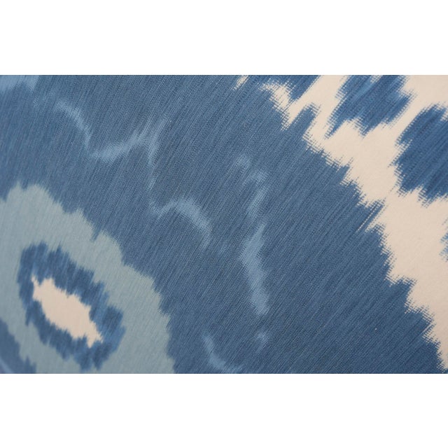 This pillow features Samarkand Ikat with a Self-Welt finish. A true warp print produced with traditional ikat methods,...