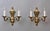 Wall lamps made of white brass in the Renaissance style. The lamps have renovated copper wiring, new lampholders and...