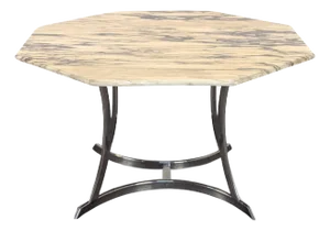 Octagonal Marble Dining Table from Roche Bobois