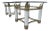 Porcelain & Brass Faux Tusk End Tables Italy - A Pair For Sale