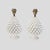 Ceramic Vintage Pine Cone Shaped White Ceramic Table Lamps, 1960s, Set of 2 For Sale - Image 7 of 15
