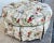 Floral Roses Ottoman Tufted Round For Sale - Image 9 of 14