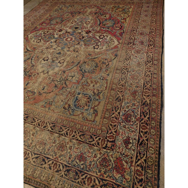 1900s Antique Persian Rug For Sale - Image 10 of 13