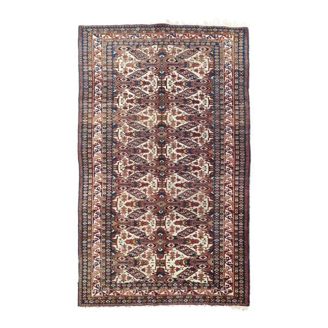 Antique Zeyhur Rug 5'4'' x 8'8'' For Sale