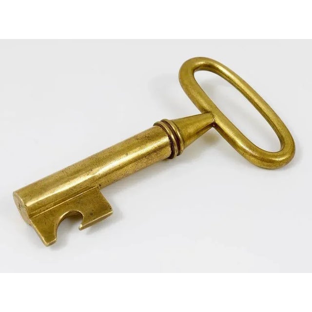 Brass Key Cork Screw, Bottle Opener attributed to Carl Auböck, Austria, 1950s For Sale - Image 10 of 11