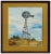 1960s Country Windmill Rural Landscape Watercolor Painting by H. Kendall, Framed For Sale In Monterey, CA - Image 6 of 6