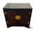 Late 20th Century Vintage White Furniture Chinoiserie Style Burl Wood & Lacquer Storage Cabinet / Nightstand For Sale - Image 5 of 11