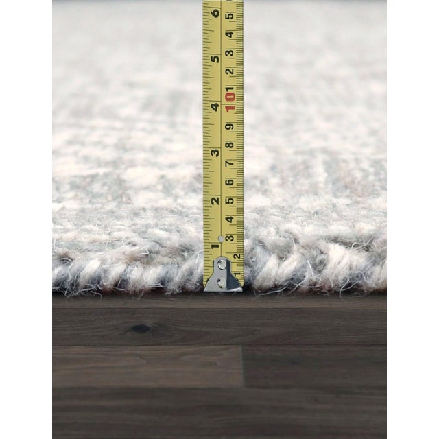 2020s Pasargad Home Modern Silver Area Rug- 7' 9" X 9' 9" For Sale - Image 5 of 6