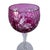 Vintage Nachtmann Cranberry Cut-to-Clear Crystal Wine Glasses, Set of 5 For Sale - Image 4 of 9