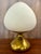 Seldom seen Bud Shaped Brass Plated & Blown Glass Mushroom Lamp by Tony Paul for Westwood Industries, 1970s. Paul and...