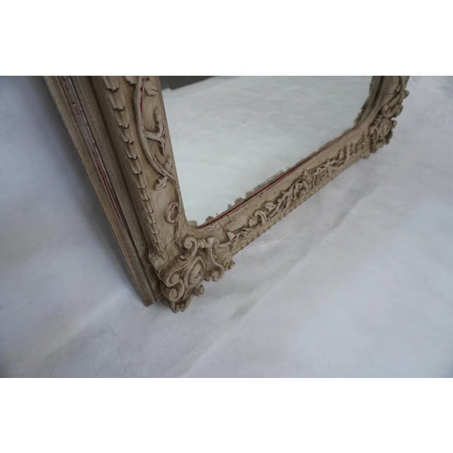 Italian Carved Painted Mirror 1940’s From Melissa Levinson For Sale - Image 14 of 14