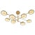 Ivory Onyx and Brass Chandelier by Silvio Piattelli For Sale - Image 13 of 13