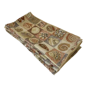 Vintage Shell Motif Dinner Napkins - Set of Four