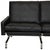 PK-31 4-Seater Sofa in Black Aniline Leather by Poul Kjærholm for E. Kold Christensen, 1970s For Sale - Image 11 of 18