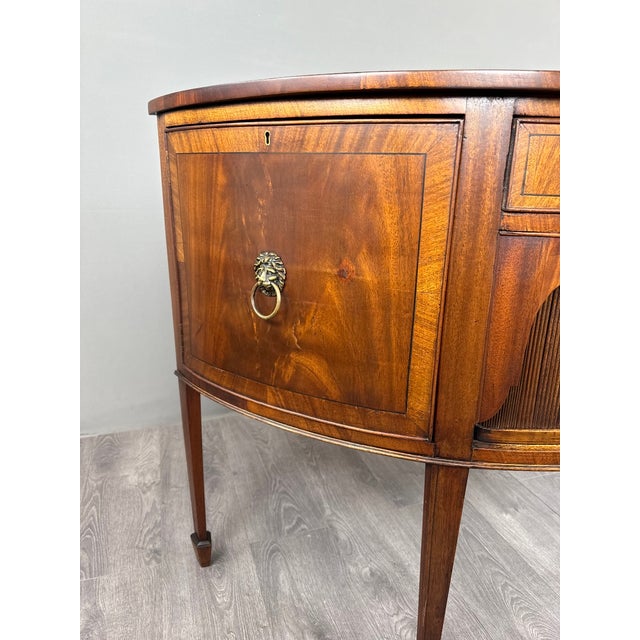 19th Century Louis XVI Half-Moon Buffet For Sale - Image 10 of 13