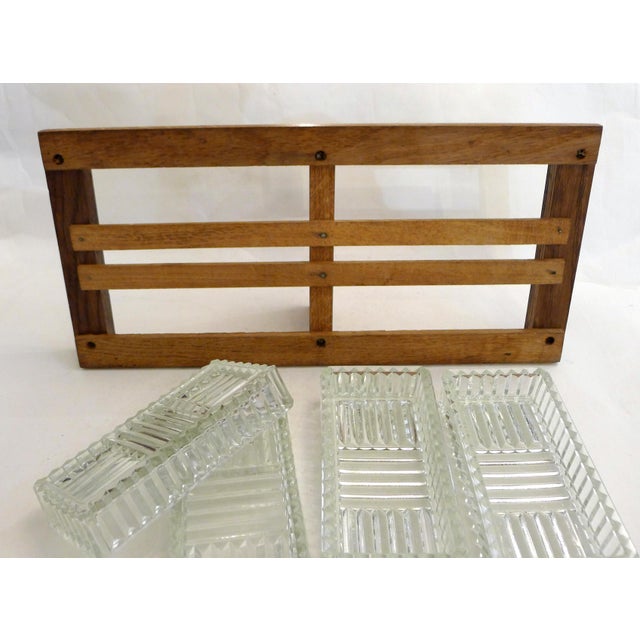 Modern Vintage Art Deco Appetizer Tray, 1950s For Sale - Image 3 of 13
